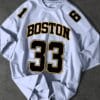 product-fancy-6181af8a-0124-4bed-8602-20e906f1a3be Men'S Boston 33 Jersey T-Shirt - Pink Casual Summer Tee with Black Number & Letter Print, Loose Fit Round Neck Tshirt for Adults, Fan Apparel, Comfortable Clothing, Durable Fabric, Perfect for Outdoor
