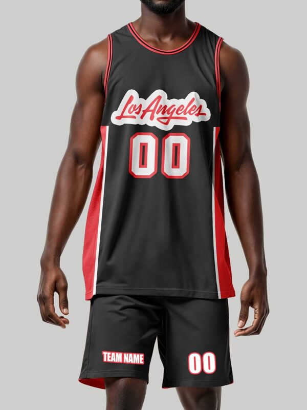 2025 Basketball vest sports suit Men's customized name and number adult jersey new student competition team training sports uniforms comfortable breathable heat dissipation quick-drying perspiration two-piece top and bottom