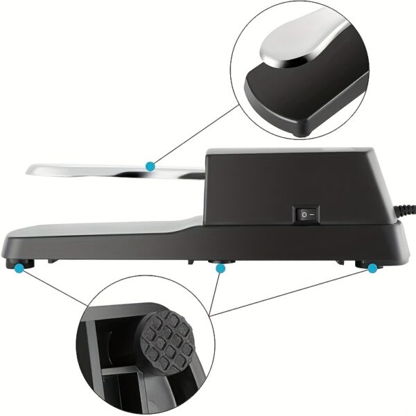 Advanced Digital Piano Pedal, Universal Damper Pedal with Metal Switch, Ideal for Vibrato Electronic Piano, Keyboard, and Synthesizer - Black ABS Material, Sound Control Enhancement, Keyboard Pedal|Modern Pedal Design|Durable Construction