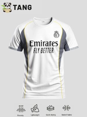 product-fancy-6e177c9a-85db-446b-8e1a-2a0d62b3e613 Men's Youth Soccer Jersey & Comfortable Breathble Sports T-Shirt, Outdoor Training Casual Versatile Top for Matches and Daily Wear