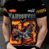 Men's Vancouver 1987 Graphic T-Shirt - Vintage Streetwear Short Sleeve Tee with 3D Eagle & Letter Print, Quick-Dry Summer Shirt for Gym Running Casual Wear, Ideal Birthday Gift for Him