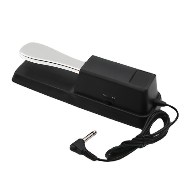 Advanced Digital Piano Pedal, Universal Damper Pedal with Metal Switch, Ideal for Vibrato Electronic Piano, Keyboard, and Synthesizer - Black ABS Material, Sound Control Enhancement, Keyboard Pedal|Modern Pedal Design|Durable Construction