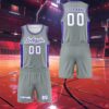 2025 Basketball vest sports suit Men's customized name and number adult jersey new student competition team training sports uniforms comfortable breathable heat dissipation quick-drying perspiration two-piece top and bottom