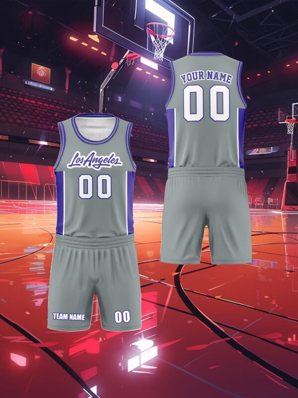 2025 Basketball vest sports suit Men's customized name and number adult jersey new student competition team training sports uniforms comfortable breathable heat dissipation quick-drying perspiration two-piece top and bottom
