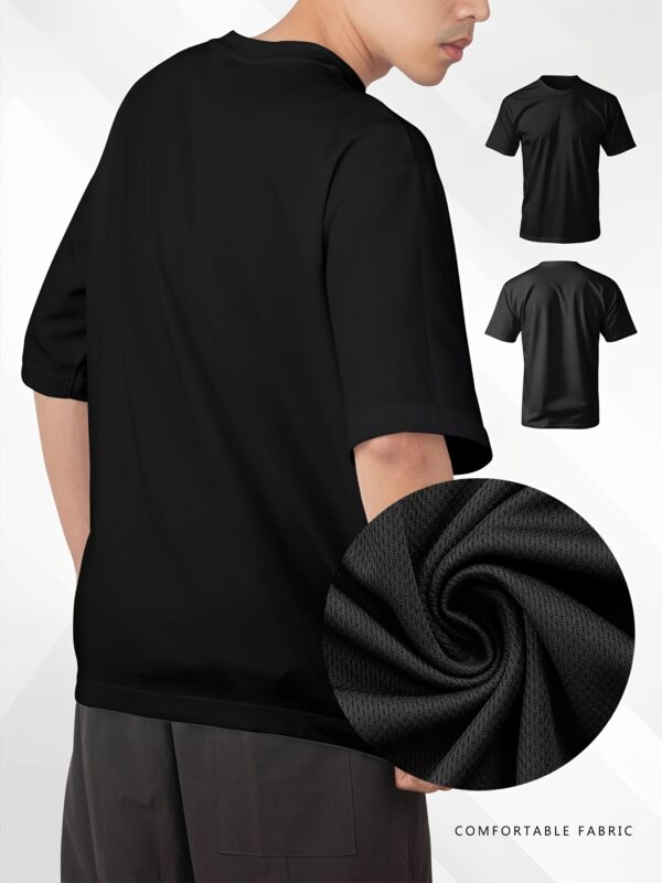 5pcs Men'S Breathable Mesh T-Shirts - Black, Olive Green, Beige, Blue, Burgundy - Moisture-Wicking, Comfortable for Workouts, Sports & Daily Wear - Ideal Gift for Fitness Enthusiasts, Sports Apparel | Sporty Casualwear | Comfortable Fit