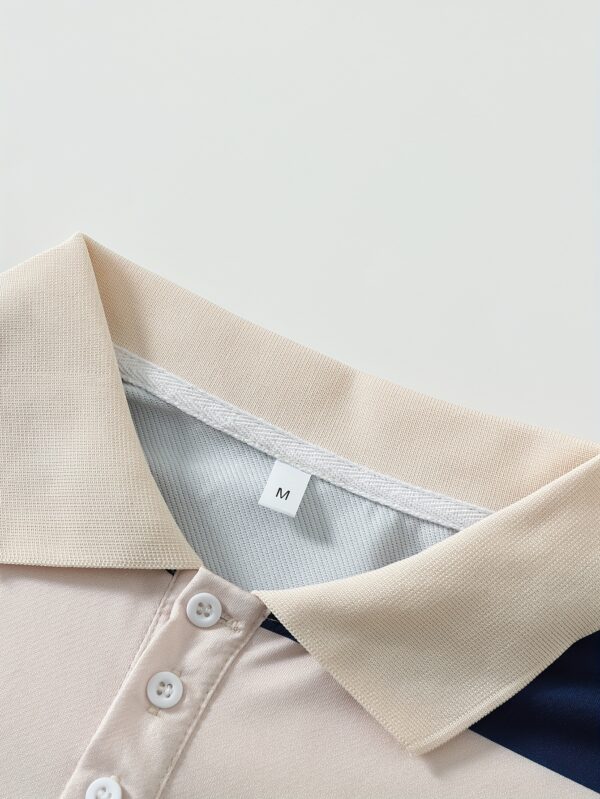 The 2025 New Blue And White Striped Short-Sleeve Polo Shirt Features a Stylish Collar Design. The New York-Themed Print Highlights Urban Trends, While The Breathable Fabric Ensures Comfort Against The Skin, Perfect for Spring And Summer. Versatile for Daily, Casual, And Business Occasions, It Effortlessly Creates a Gentlemanly Style. A Trendy Choice That Unlocks The Essence of New York, Injecting Fashionable Vitality Into Your Wardrobe And Showcasing Unique Charm!