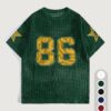 product-fancy-9b72e612-b2ba-4bb5-aaca-5fa7c1172f98 Men'S Summer Color-Blocked Hollow Star Pattern Street Casual Knitted Jersey