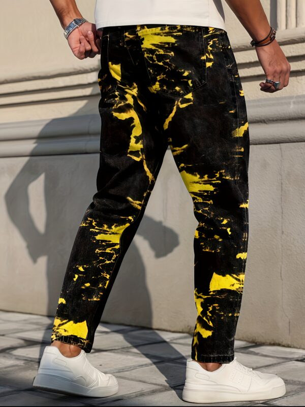 product-fancy-a074e1fe-a9fe-4772-b3e8-88e171fc0e6d Men's Jeans, Casual Slim Fit Ankle Pants