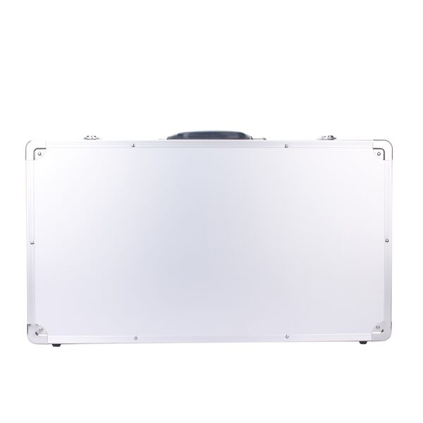 Aluminum Equipment Box In Toolbox Design, Portable And Spacious Mechanical Toolbox, Hard Case Measuring 58x32x8.5cm In A Rectangular Shape.