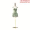 2025 new clothing female mannequin torso skirt underwear display, with head can perform needle dummy, including an adjustable base