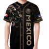 product-fancy-b3ad23f8-fdea-4fb5-9294-a2b83456d92c Mexico Men's Baseball Jersey with American Flag Print S-2XL, Unisex Gift, Non-Customizable