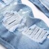 Men's Trendy Straight Denim Jeans with Holes