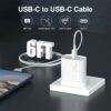 3 Sets of 20W USB-C Wall Chargers with 182.88cm Cables, PD 3.0 Fast Charging Adapters, Universal Compatibility, Lightweight Design, 110V/220V Operation, 10-20W Output Power, US Plug, No Battery Included