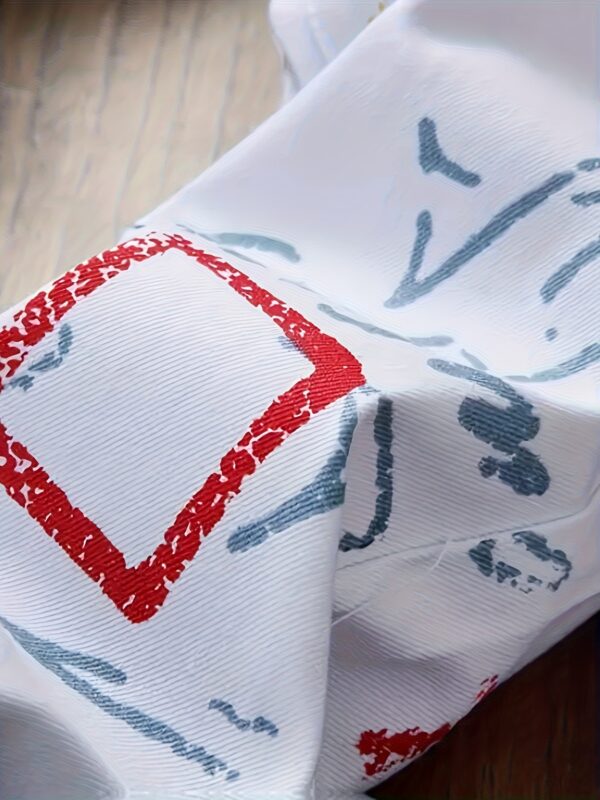 Men'S Black Graffiti Print Punk Hip-Hop Jeans - Skinny Fit, Medium Stretch, All-Season Casual Streetwear with Red & White Graphic Design, No Belt, Perfect for Casual Attire, Punk Rocker Jeans