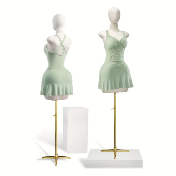 2025 new clothing female mannequin torso skirt underwear display, with head can perform needle dummy, including an adjustable base