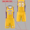 2025 Basketball vest sports suit Men's customized name and number adult jersey new student competition team training sports uniforms comfortable breathable heat dissipation quick-drying perspiration two-piece top and bottom