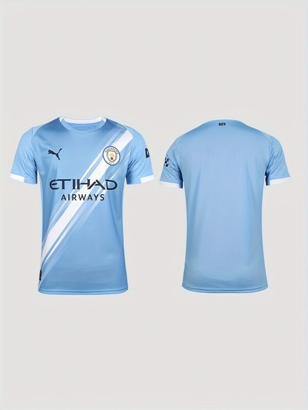 PUMA MCFC Home Jersey Replica 25-26 Season Manchester City Home Fan Version Short Sleeve Match Shirt 780338 01