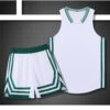 2025 New Men's Spring-Summer American Basketball Uniform Set, College Team Training & Competition Jersey, Thin Summer Breathable Quick-Dry Anti-Scratch Durable Basketball Suit