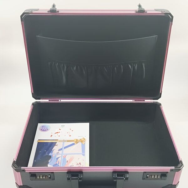 Portable Large Metal Handheld Aluminum Alloy Box, Password Box, Tool Box, File Box, Equipment Box, Instrument Box, Storage Box, Display Box, Photography Equipment Box, Drone Box, Magic Prop Box, Computer Box, Business Box for Outdoors and More Multifunctional Box