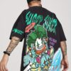 SANSYAS Brand Trendy Hip-Hop Joker Niche Fun Design Short Sleeve Four Seasons Loose Round Neck T-shirt