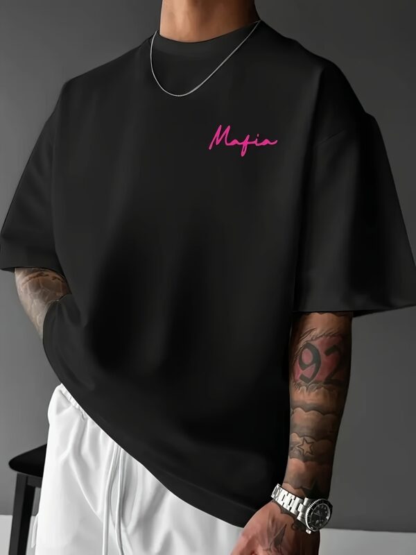 product-fancy-e56c8774-e86a-41a5-9d90-bcfd9ec61465 Men's Street Style Crew Neck T-Shirt with Bold 3D Geometric Print - Polyester Knit Fabric, Loose Fit & Slight Stretch for All-Season Comfort, Machine Washable Urban Fashion Top, Casual Streetwear, Streetwear Aesthetic, Knit Fabric Tee