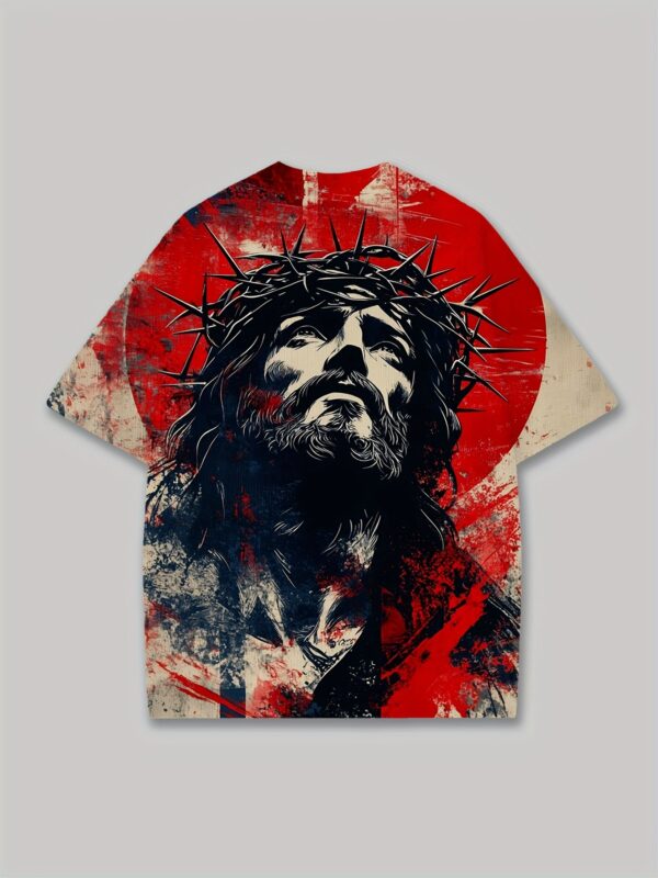 Adult T-Shirt Featuring a 3D Digital Print of a Sharp Guy Design, Comfortable Stretchy Round Neck Short Sleeve T-Shirt, Regular Fit for Spring, Summer, And Autumn.