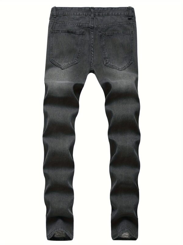 Men's Skinny Jeans - Slim Fit Stretch Jeans, Machine Washable Non-See-Through Jeans for Everyday & Formal Outfits - All-Season Skinny Pants for Men, Versatile Clothing, Trendy Denim