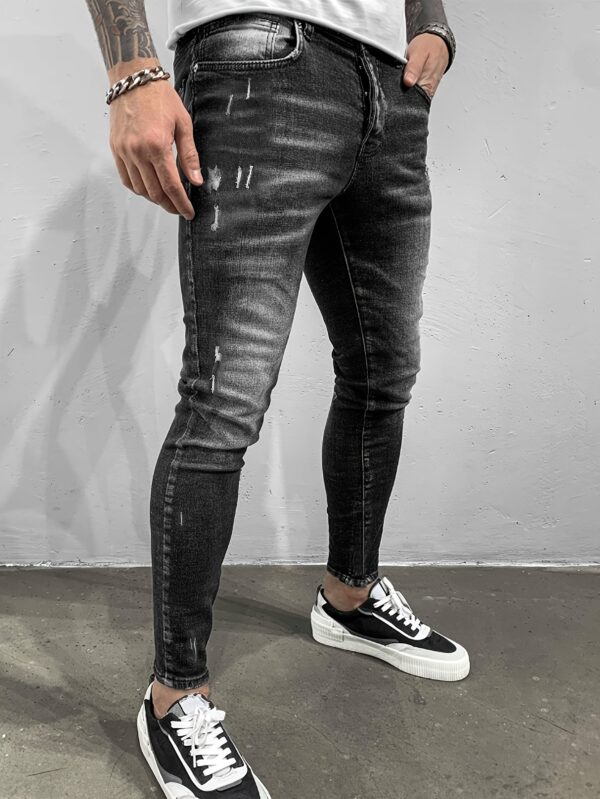 Men's Skinny Jeans - Slim Fit Stretch Jeans, Machine Washable Non-See-Through Jeans for Everyday & Formal Outfits - All-Season Skinny Pants for Men, Versatile Clothing, Trendy Denim