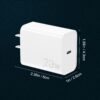 3 Sets of 20W USB-C Wall Chargers with 182.88cm Cables, PD 3.0 Fast Charging Adapters, Universal Compatibility, Lightweight Design, 110V/220V Operation, 10-20W Output Power, US Plug, No Battery Included