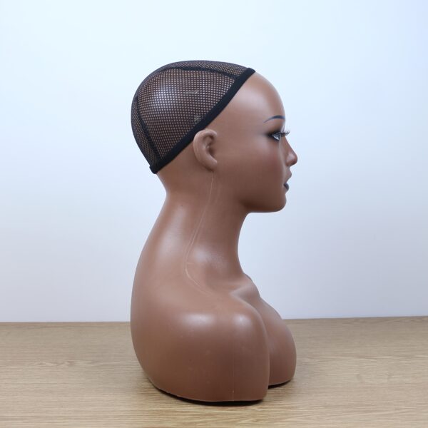 Realistic Mannequin Head with Shoulders for Wigs Hats Scarves Pendants Fashion Glasses Headphones Masks Display, Head Mannequin with Stand, Braiding Mannequin Head, Large Mannequin Head, Accessory Showcase, Wig Display, Braided Hair, Stylish Display, Highquality Material, Smooth Finish, Headstand Mannequin, Shoulder Display, Wig Sellers, Salon Professionals