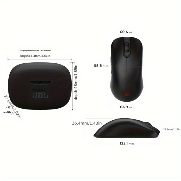 For JBL WAVE BEAM 2 Active Noise Cancelling True Wireless Earbuds - USB-C Charging, 5H Playtime, 2.5W Fast Charging, 2.5W Max Output, 2.5W Min Output, 2.5W Max Input, 2.5W Min Input, 2.5W, for Jbl Speakers/headphones, Earbud, Headphone, Earbud Headphones, Modern Earbuds