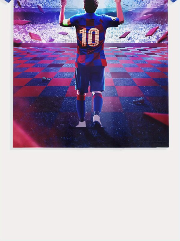 product-open-320da086cbcb41efa9e0ffda95f68e54-goods Men'S 3D Digital Print Soccer Jersey T-Shirt - Vibrant Blue & Red Checkered Design, Golden Trophy & "25.4cm Graphic, Comfortable Round Neck Short Sleeve for Casual & Sporty Wear, Perfect Gift for Sports Fans, Soccer Shirts, Fan Merchandise, Durable Fabric