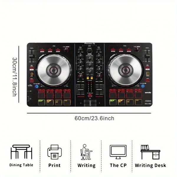 1pc Pioneer DJ DDJ-SB2 DJ Controller Design Mouse Pad & Desk Mat - Non-Slip Surface, Compatible with DDJ-SB2, for Home Studio, Office, Gaming - Professional DJ Setup Decoration Gift for DJs & Producers, Dj Accessories, Office Workspace, Vibrant Workspace, Smooth Texture, Music Producers, Workspace Accessory, Modern Workspace, Durable Material, Music Producers