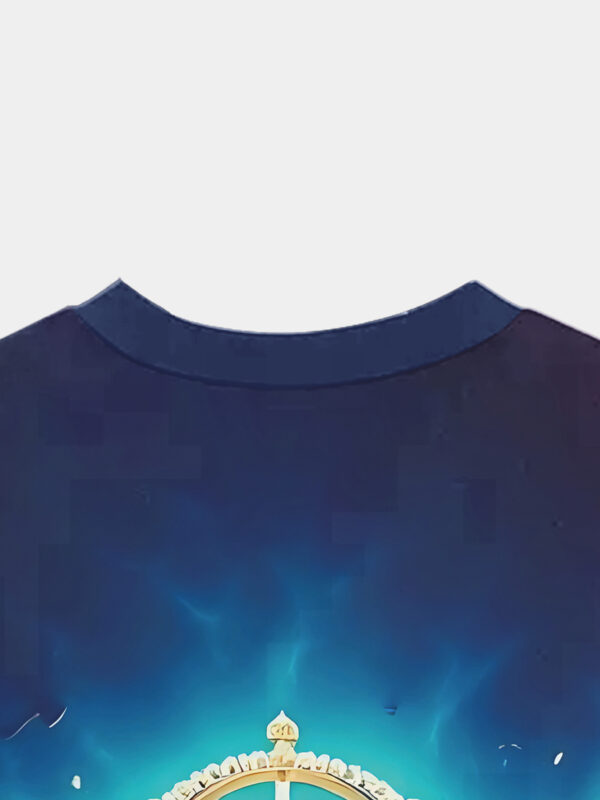 Men'S Soccer T-Shirt - Official RM Badge Graphic Tee, Lightweight Breathable Athletic Shirt for Training, Matches & Casual Wear - Ideal Gift for Madrid Fans, Soccer Jersey, Sports Apparel, Sporty Design, Durable Material, Fan Merchandise, Sports Enthusiasts, Match Day Outfit, Loose Fit Tee, Highquality Print, Football Jersey, Football Supporters