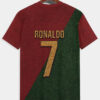 product-open-4b0aba64fa4f40f1bc8049b65ef45482-goods Men's Cristiano Ronaldo CR7 Jersey T-Shirt - Official Soccer Fan Apparel, 100% Polyester, Iconic Number 7 Design with Name Print, Casual Sports Wear for Football Fans & Everyday Use