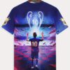 product-open-598a9e0547bf47bfae2ccfddd01e9cc7-goods Men'S 3D Digital Print Soccer Jersey T-Shirt - Vibrant Blue & Red Checkered Design, Golden Trophy & "25.4cm Graphic, Comfortable Round Neck Short Sleeve for Casual & Sporty Wear, Perfect Gift for Sports Fans, Soccer Shirts, Fan Merchandise, Durable Fabric
