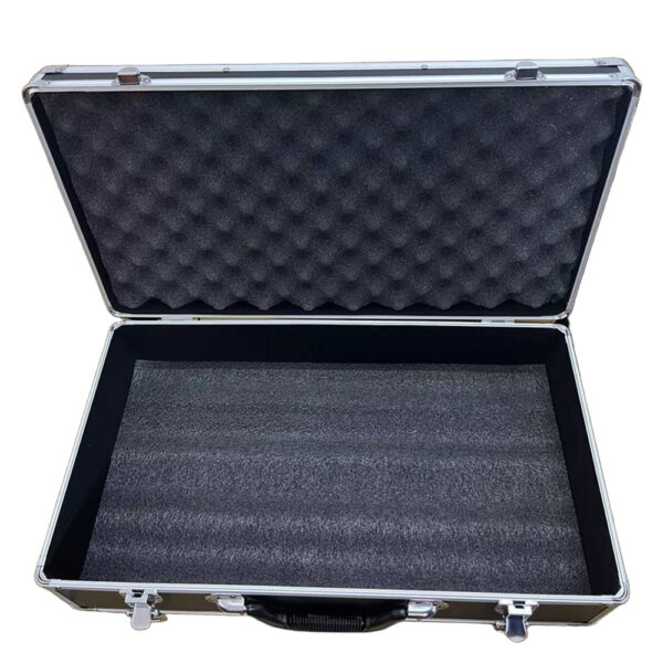 Heavy-Duty Toolbox with Sturdy Aluminum Alloy Frame - Multi-Functional Organizer for Home Maintenance, Document Storage & Hardware Organization, Durable Plastic Construction, Portable Design for Easy Transport, Toolbox for Home, Document Storage Case, Sleek Metallic Finish, Robust Construction