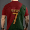 product-open-960dabbdd9844929b7d99635db35bfa3-goods Men's Cristiano Ronaldo CR7 Jersey T-Shirt - Official Soccer Fan Apparel, 100% Polyester, Iconic Number 7 Design with Name Print, Casual Sports Wear for Football Fans & Everyday Use