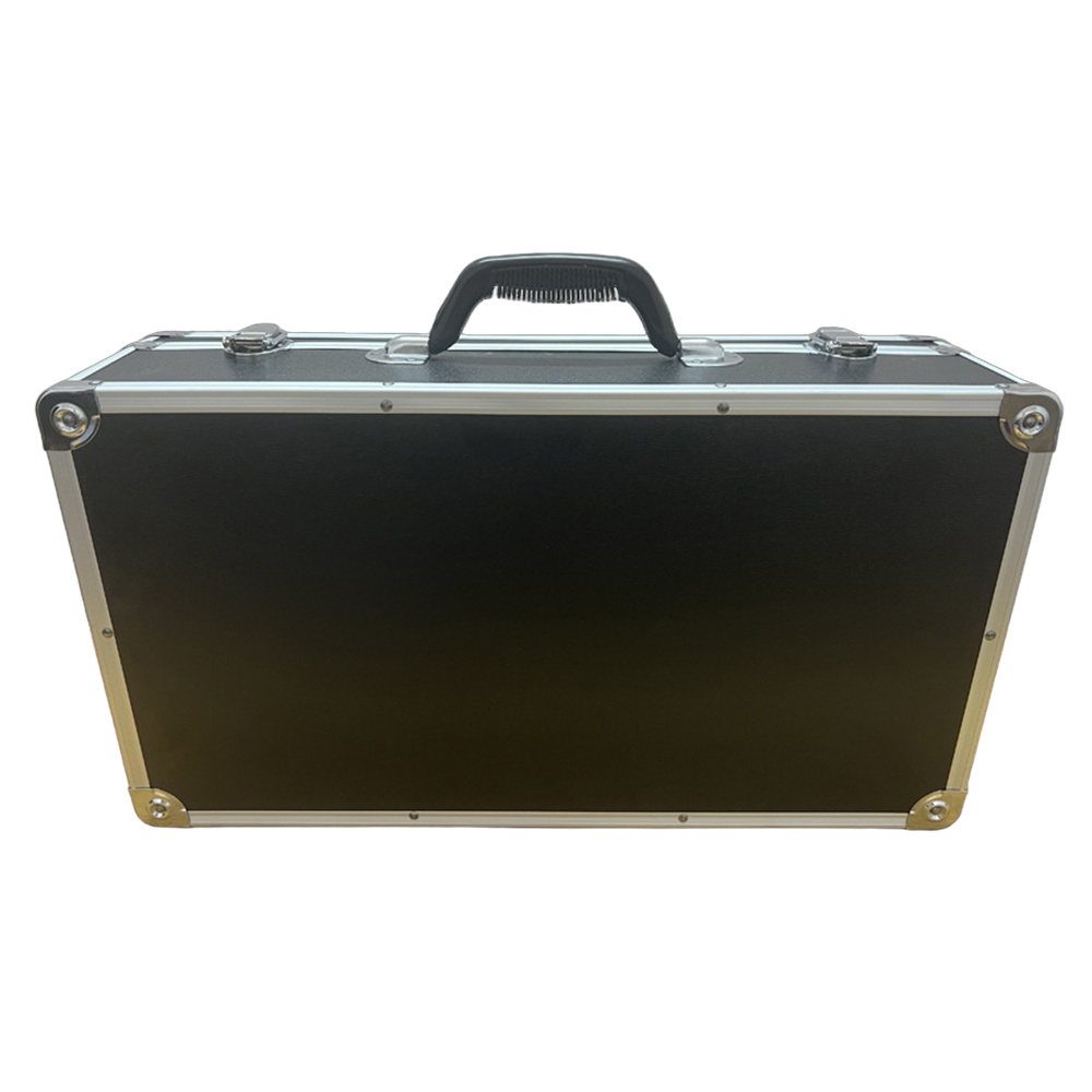 Heavy-Duty Toolbox with Sturdy Aluminum Alloy Frame - Multi-Functional Organizer for Home Maintenance, Document Storage & Hardware Organization, Durable Plastic Construction, Portable Design for Easy Transport, Toolbox for Home, Document Storage Case, Sleek Metallic Finish, Robust Construction
