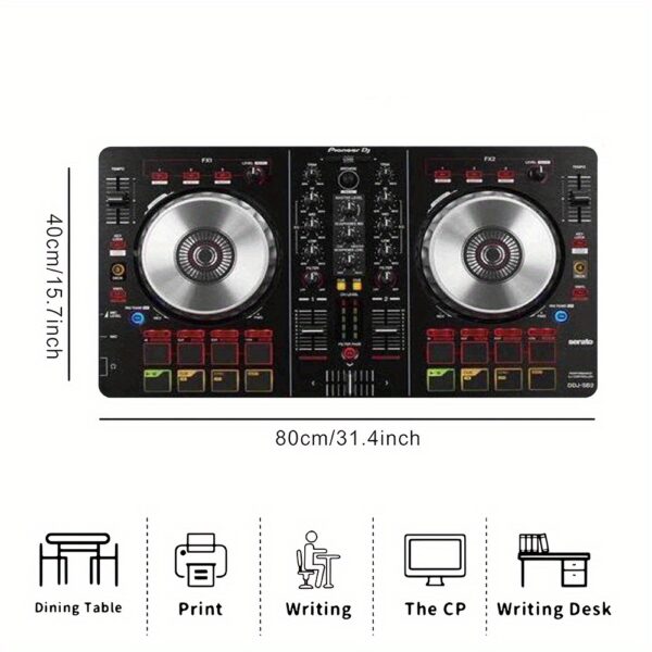 1pc Pioneer DJ DDJ-SB2 DJ Controller Design Mouse Pad & Desk Mat - Non-Slip Surface, Compatible with DDJ-SB2, for Home Studio, Office, Gaming - Professional DJ Setup Decoration Gift for DJs & Producers, Dj Accessories, Office Workspace, Vibrant Workspace, Smooth Texture, Music Producers, Workspace Accessory, Modern Workspace, Durable Material, Music Producers