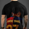 product-open-c33fb7e46e0b40238d29938eab950952-goods Men'S Lamine Yamal Number 27 Soccer Jersey T-Shirt - 100% Polyester Wrinkle-Resistant Loose Fit Breathable Summer Tee with Vibrant Print, Round Neck Casual & Athletic Wear, Sports Fan Apparel, Sporty Design, Wrinkleresistant Fabric