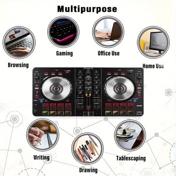 1pc Pioneer DJ DDJ-SB2 DJ Controller Design Mouse Pad & Desk Mat - Non-Slip Surface, Compatible with DDJ-SB2, for Home Studio, Office, Gaming - Professional DJ Setup Decoration Gift for DJs & Producers, Dj Accessories, Office Workspace, Vibrant Workspace, Smooth Texture, Music Producers, Workspace Accessory, Modern Workspace, Durable Material, Music Producers