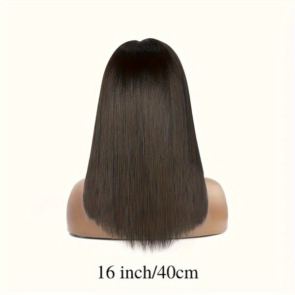 Glueless HD Lace Front Wig 100% Human Hair Malaysian Straight 150% Density - Pre-Cut, Preplucked & Ready to Wear Natural Color Wigs for Women of All Ethnicities, Easy Hair Replacement | Sleek Hairstyle | Healthy Hair Appearance, Hair Wig