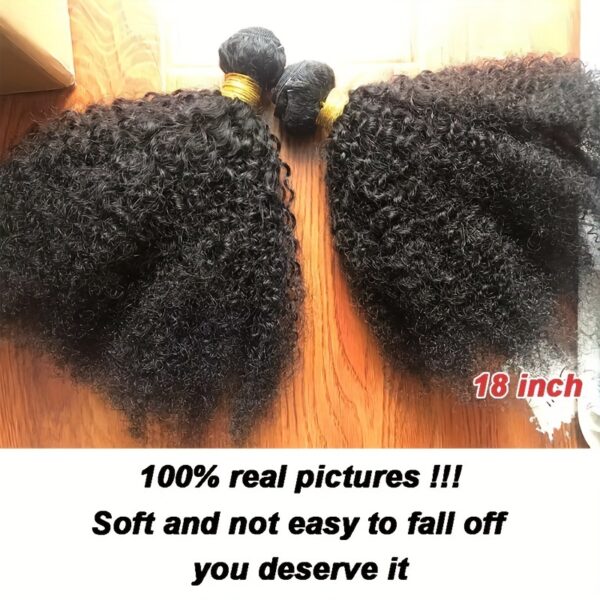 5649d296-908b-485e-a3eb-86c2d4ff8dfa.jpg Afor Kinky Curl Bundles Natural Black Color Curly Wigs Bundles Extensions Double Weft 100% Brazilian Remy Human Hair