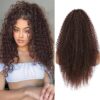 Women's Synthetic Afro Kinky Curly Ponytail Hairpiece with Drawstring Closure - Voluminous Curly Texture, Natural Look for, Daily & Party Hair Extension, Comfortable Pony Tail Hairstyle