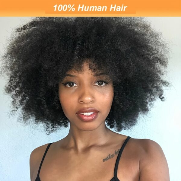 73c9cb94-f196-4dd6-b56a-2a4c942e21ba-1.jpg Afor Kinky Curl Bundles Natural Black Color Curly Wigs Bundles Extensions Double Weft 100% Brazilian Remy Human Hair