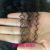 Big Curly Wig with Bangs Human Hair Afro Kinky Curly Wigs with Bangs 250% Density Brazilian Remy Human Hair Full Machine Made Wigs