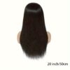 Women'S Brazilian Straight Human Hair Wig - Natural Black, Density, Pre-Plucked Frontal Hairline, HD Lace Front (13x4), Ultra-Thin Hairline, No Bulk, Everyday & Special Events, Real Remy Human Hair Wig for Natural Look & Fullness, Versatile Hairpiece, Sle