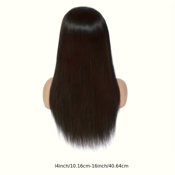 Glueless HD Lace Front Wig 100% Human Hair Malaysian Straight 150% Density - Pre-Cut, Preplucked & Ready to Wear Natural Color Wigs for Women of All Ethnicities, Easy Hair Replacement | Sleek Hairstyle | Healthy Hair Appearance, Hair Wig