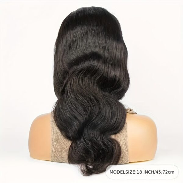 Elegant Body Wave 360 Lace Front Wigs for Women, Pre-Plucked Transparent Lace Frontal, Can Make High Ponytail and Bun, 150% Density Human Hair Wig